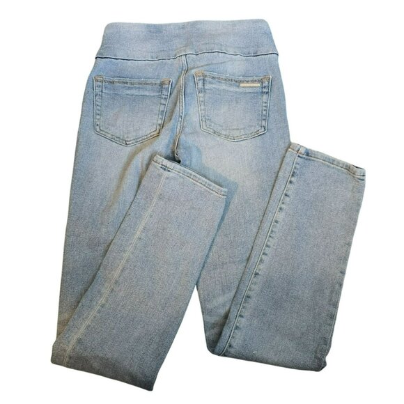 Rock & Republic Pull-on Jeans Denim Fever Womens Size 2 Tall Light Wash jj3764 - Picture 2 of 10